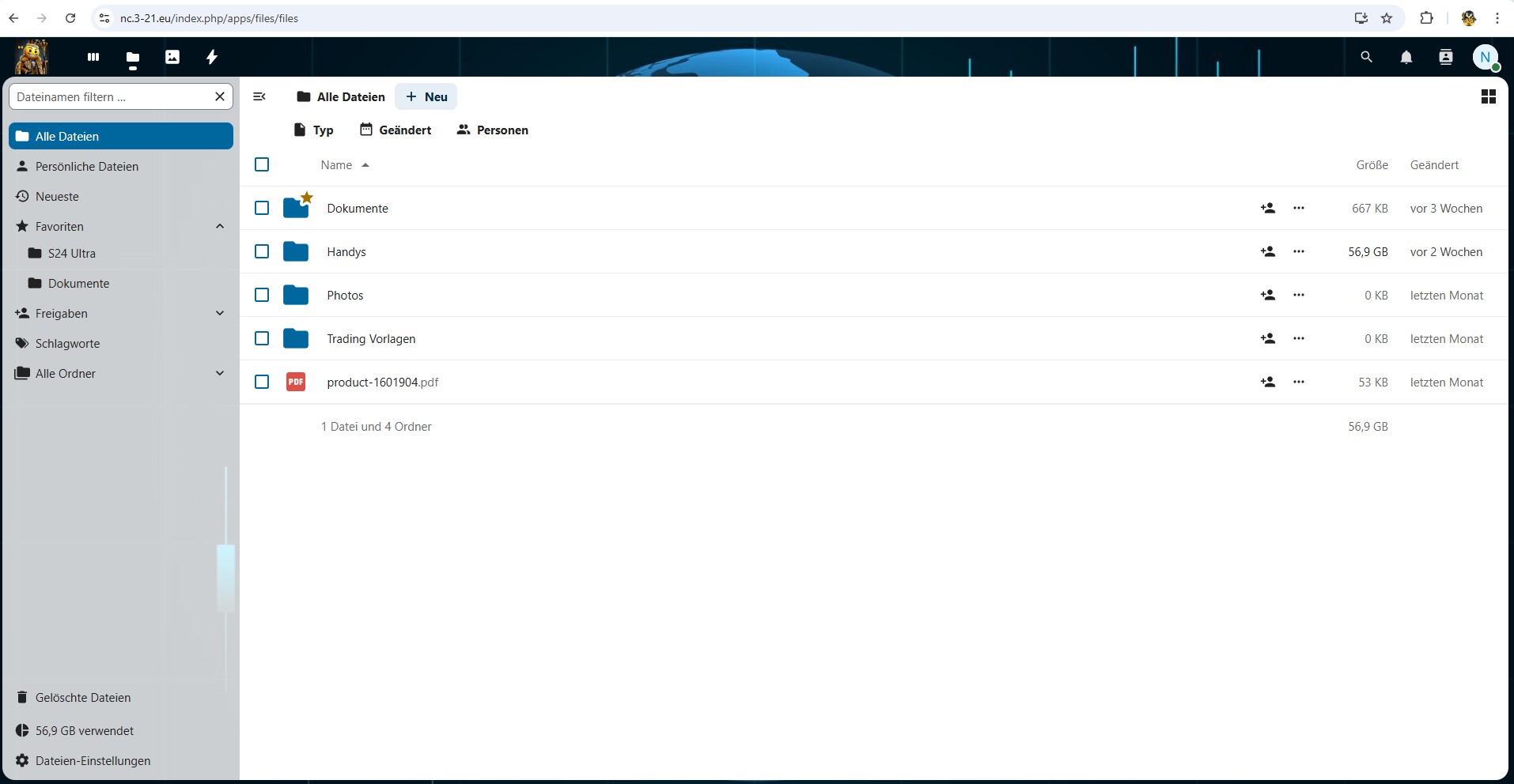 Nextcloud Screenshot 3